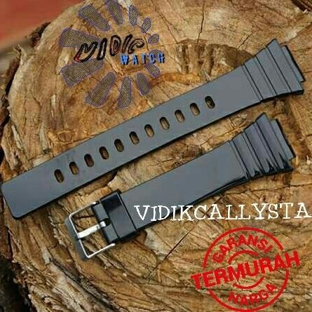 STRAP TALI JAM CASIO W215H W-215H W 215 H W 215H HITAM PREMIUM