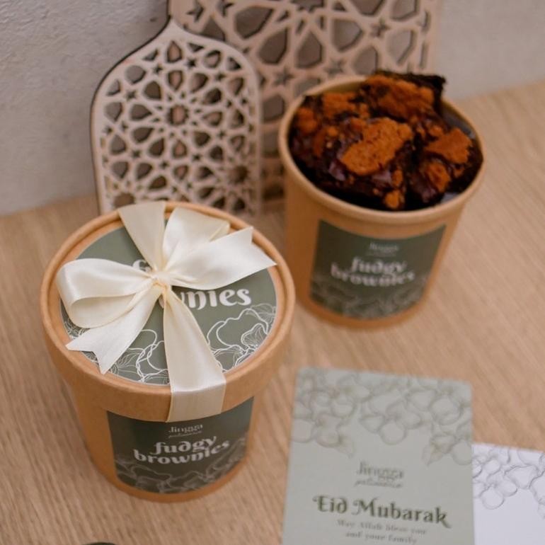 

PROMO MURAH Fudgy Brownie Bite Jingga Patisserie 175gr | Hampers Imlek| CNY Hampers