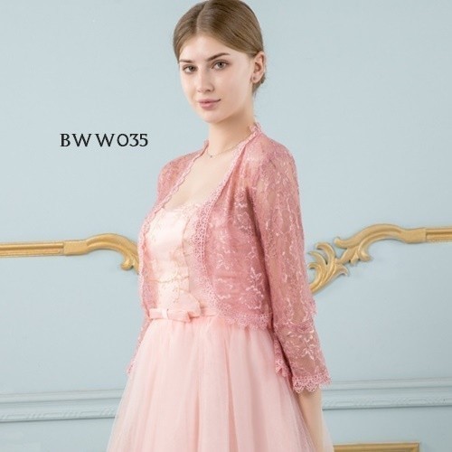READY OUTER WEAR AKSESORIS PESTA PERNIKAHAN BOLERO WANITA SALEM BWW035
