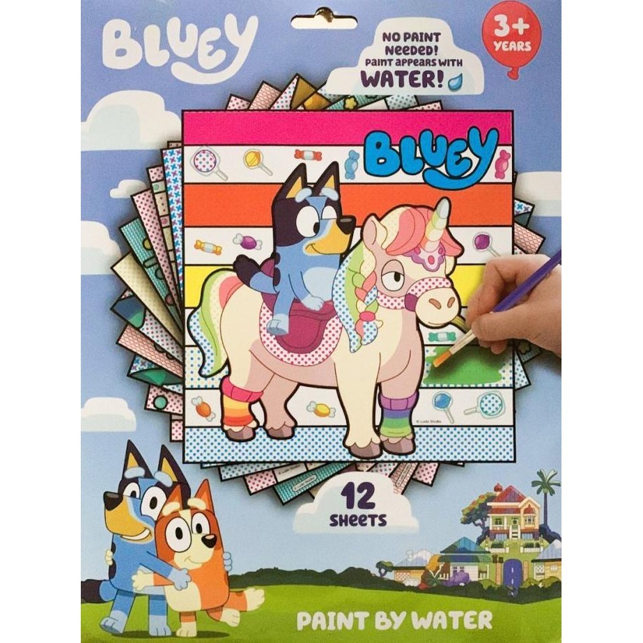 

Bluey Paint By Water Mess Free Set