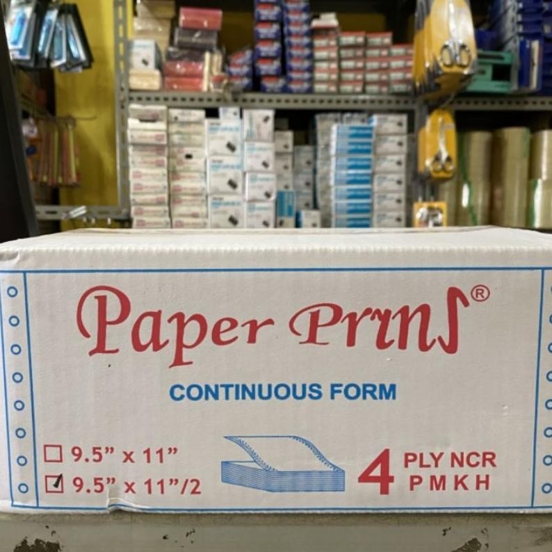 

New Product Continuous Form 4 Ply 9,5 x 11/2 Paper Pryns