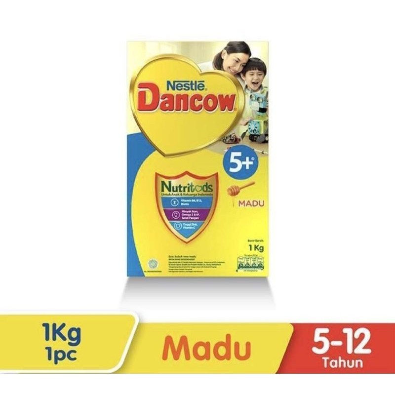 

NESTLE DANCOW 5+ MADU 1KG UNTUK ANAK USIA 5-12 TAHUN