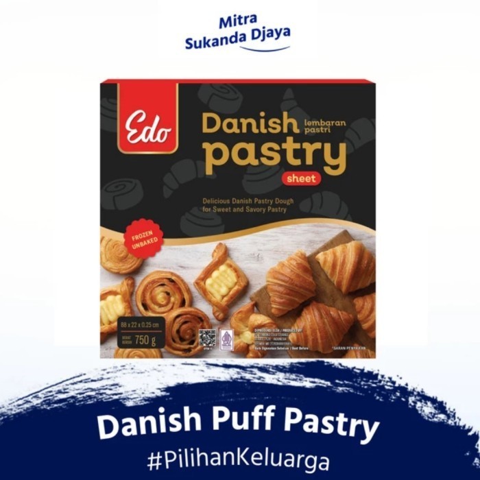 

BARANG TERLARIS !!! danish pastry 750gr edo PACKING AMAN