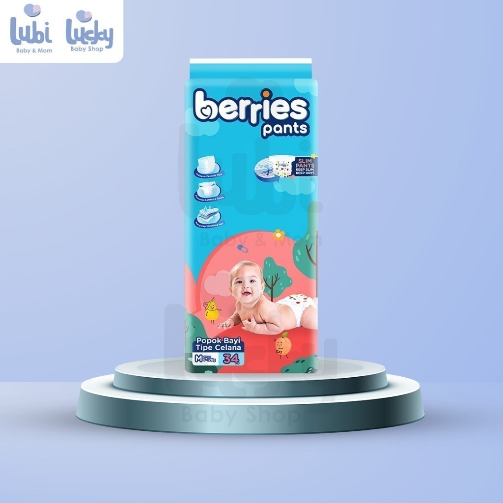 BERRIES BABY PANTS M 34/POPOK MURAH