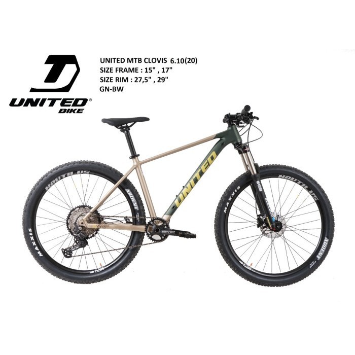 Sepeda Gunung MTB 27.5 United Clovis 6.10 Terbaru