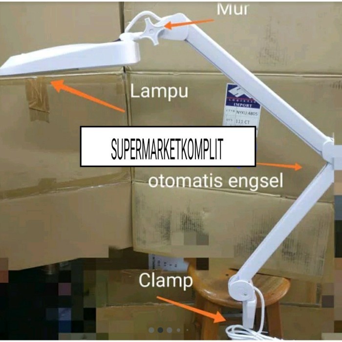

Terlaris Kaca Pembesar Magnifying Lamp Lampu Sanfix Sm-60-5 Clamp Sm 60 5 Ori Promo Terbaru