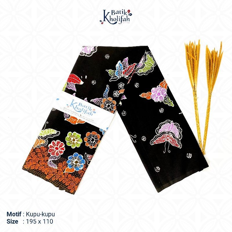 Kain Batik Tulis Madura Motif Kupu-kupu (BKEX 04)