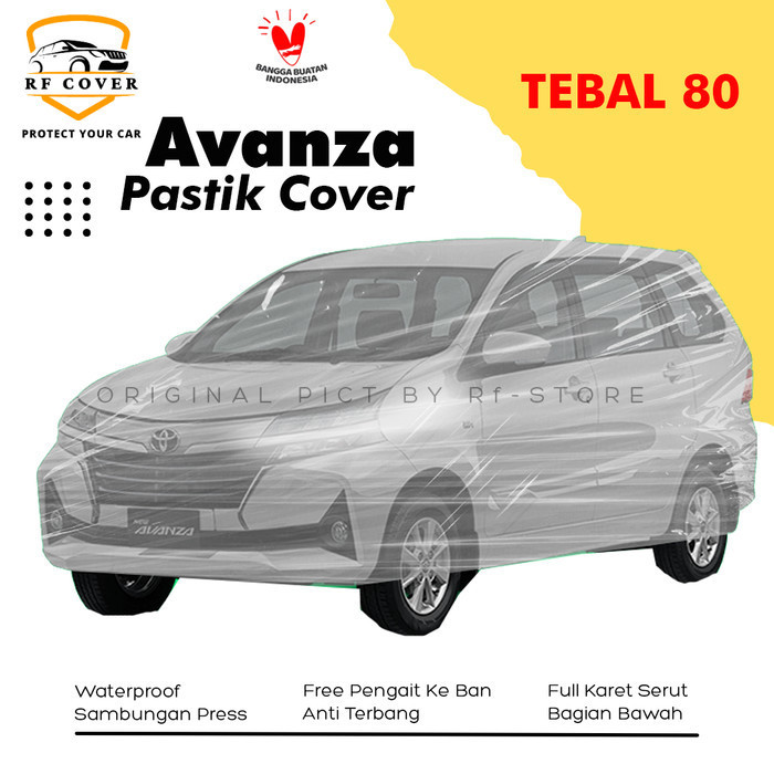 Avanza Body Cover Mobil Plastik Avanza Sarung Mobil Transparan