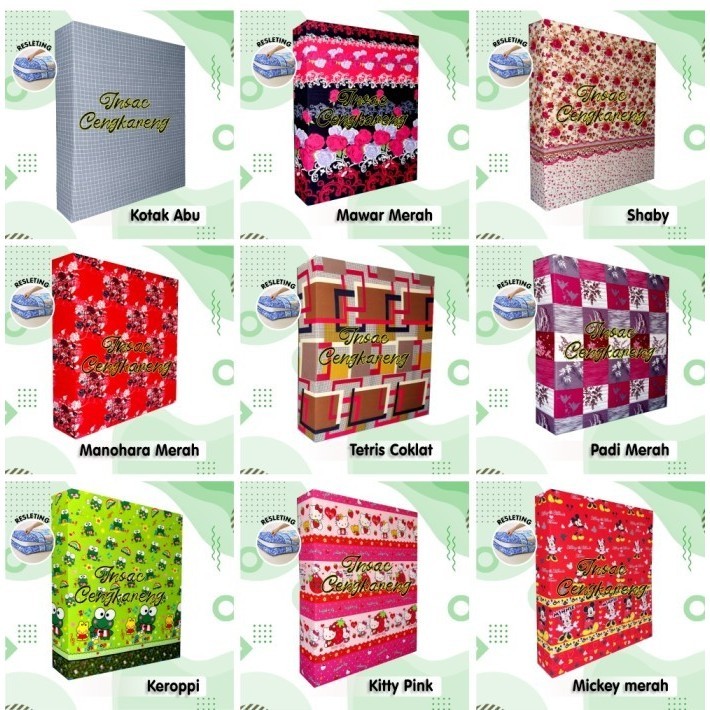 Sarung Kasur Busa Resleting 180X15 160X15 145X15 120X15 90X15 80X15 Ready