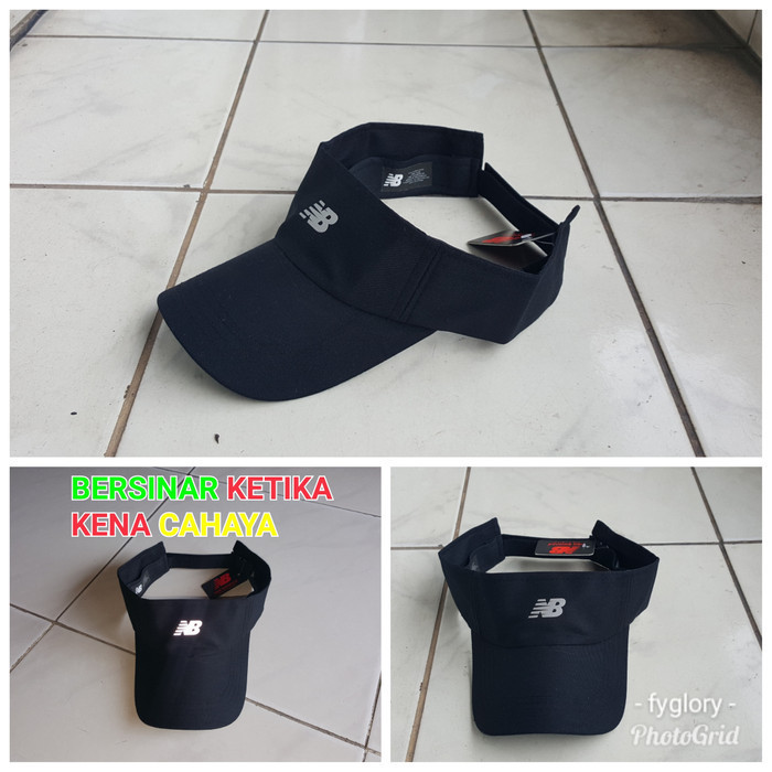 visor / topi running, gym new balance