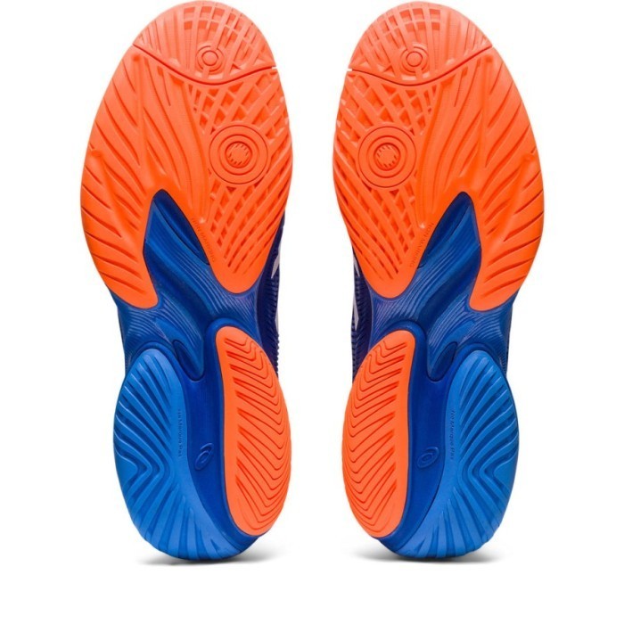 Sepatu Tenis Asics Court Ff 3 Novak Blue White Authentic