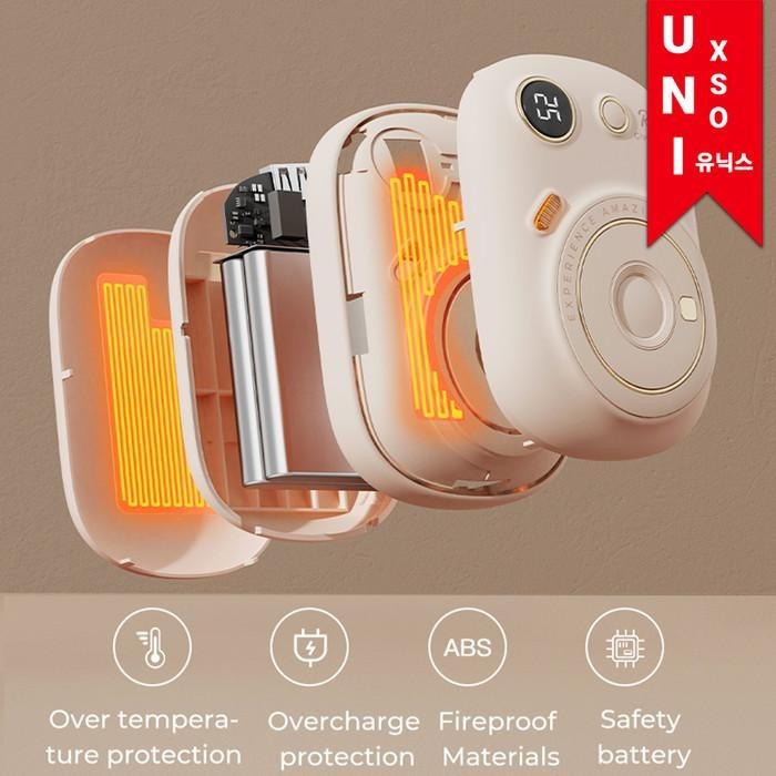 Unixso Retro Vintage Classic Hand Warmer Fastcharge Powerbank 10000Mah