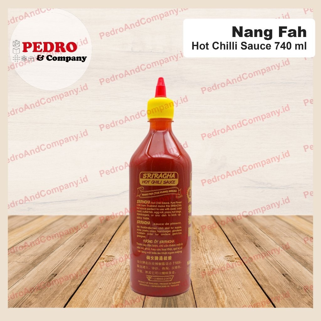 

SRIRACHA - HOT CHILI SAUCE/ NANG FAH/ SAUS SAMBAL CABE (740 ML)