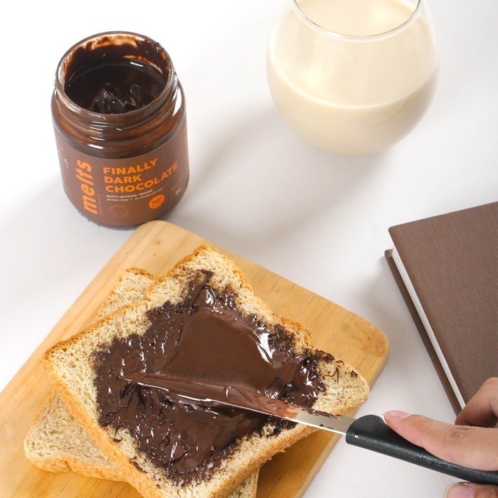 

Melts Finally Dark Chocolate Spread Selai Cokelat Plant Based Vegan