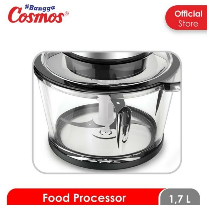 Food Chopper Cosmos Fp 323 Hitam Gupas Bawang Food Processor Cosmos