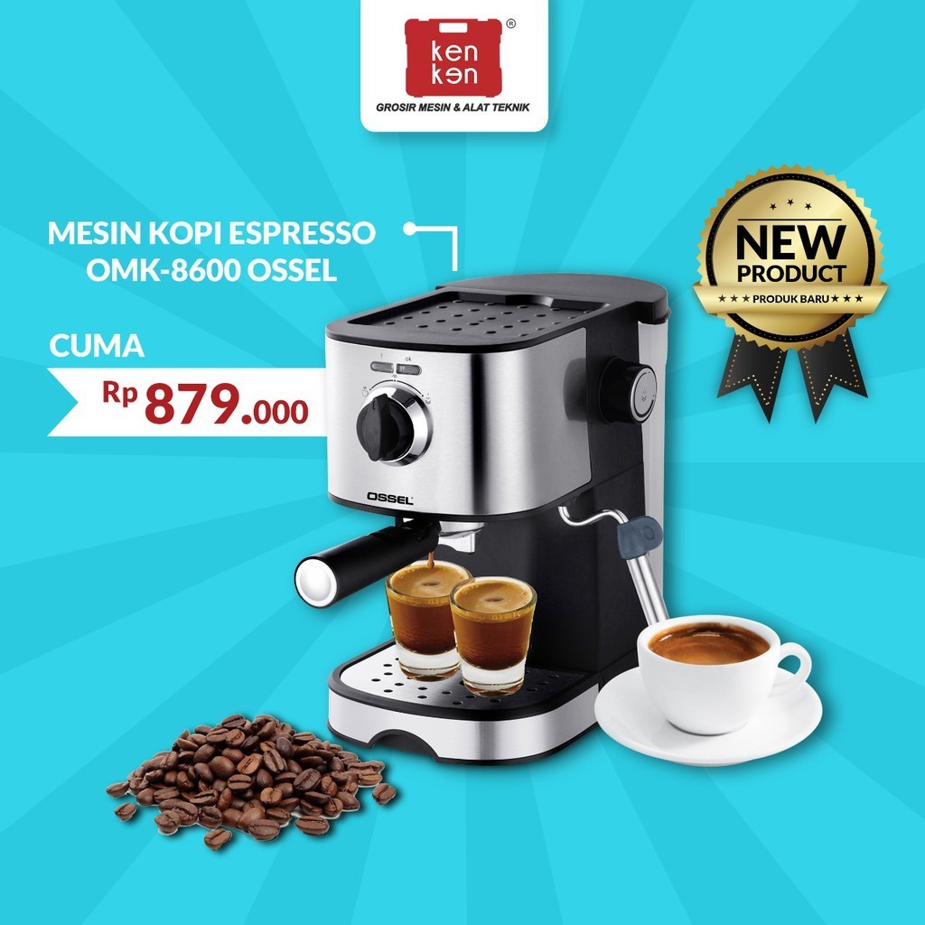 Mesin Kopi Espresso Coffe Machine Omk 8600 Ossel Espresso Coffee Maker Mesin Espresso Kopi