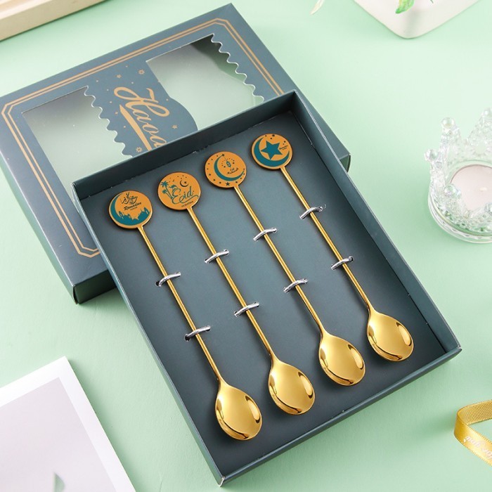 

Ready Hampers Sendok Emas Lebaran Gold Spoon Gift set Eid mubarak Idul fitri