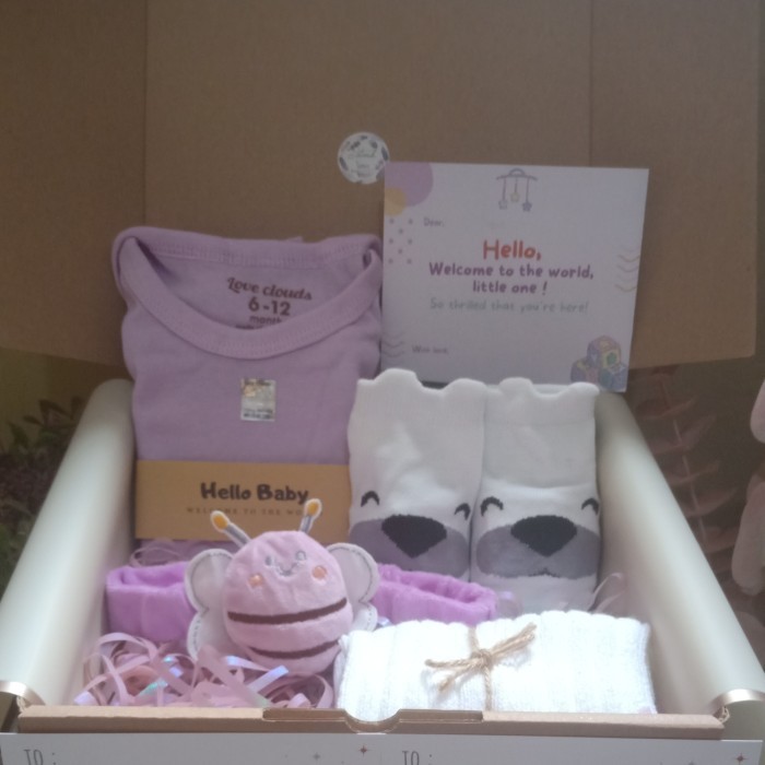 

Ready Dece Hampers Baby New Born Unisex Purple