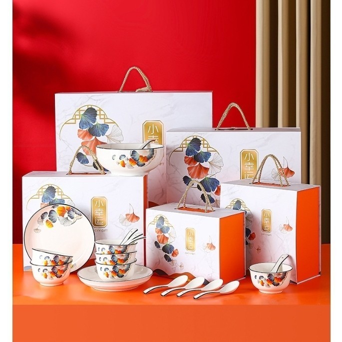 

Ready HAMPERS LEBARAN 6 PCS BOWL IDUL FITRI MANGKOK KERAMIK PREMIUM PARCEL