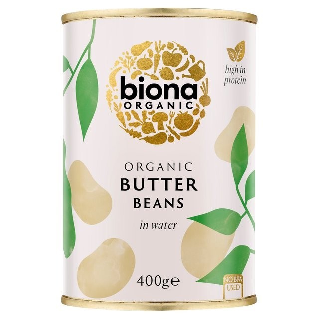 

Biona Organic Butter Beans 400g – Kacang Mentega Organik Kalengan
