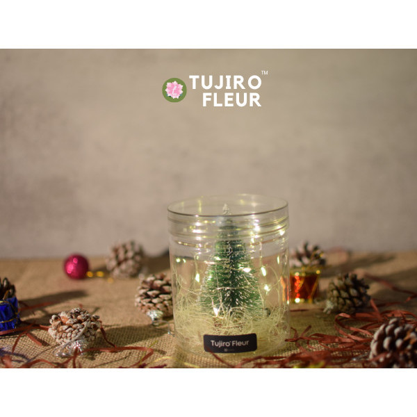 

Ready Tujiro Fleur Christmas Tree Gift Package LED, Hadiah Hampers Natal