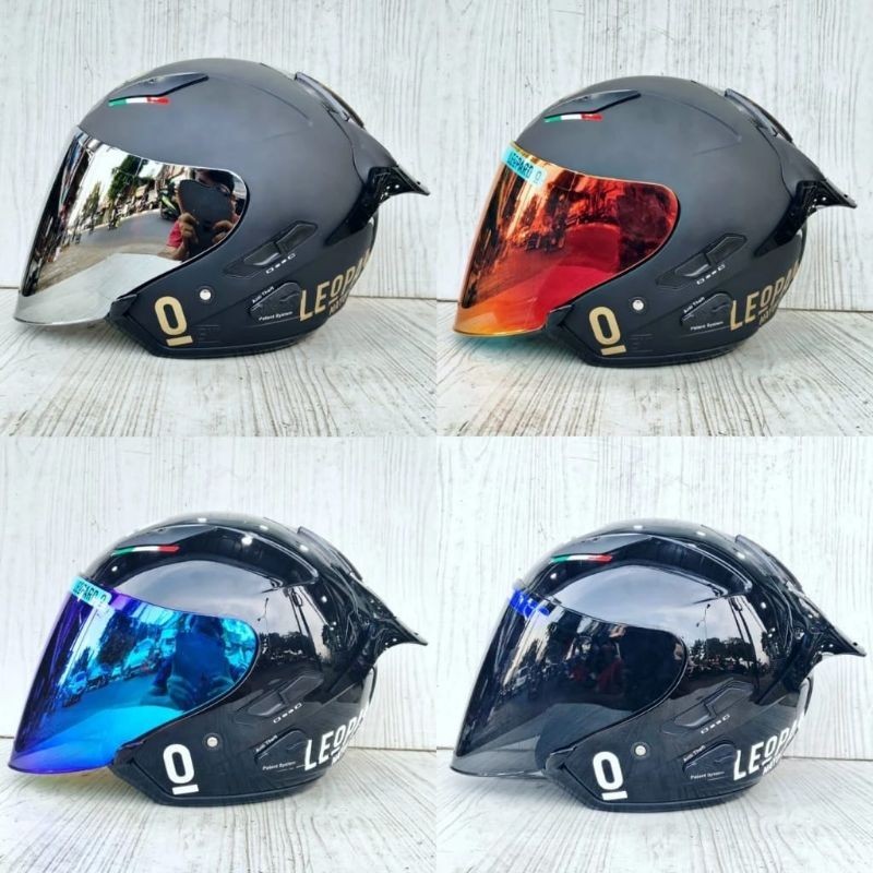 HELM KYT GALAXY PAKET GANTENG LEOPARD FULL WARNA