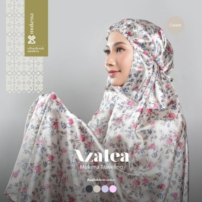 {POY} Mukena Travel DS Mukena Traveling Mini Azalea Motif AB All Size