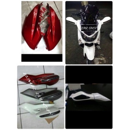 sepaket spion lipat nmax+sen led dan tameng/batok/body ori yamaha nmax