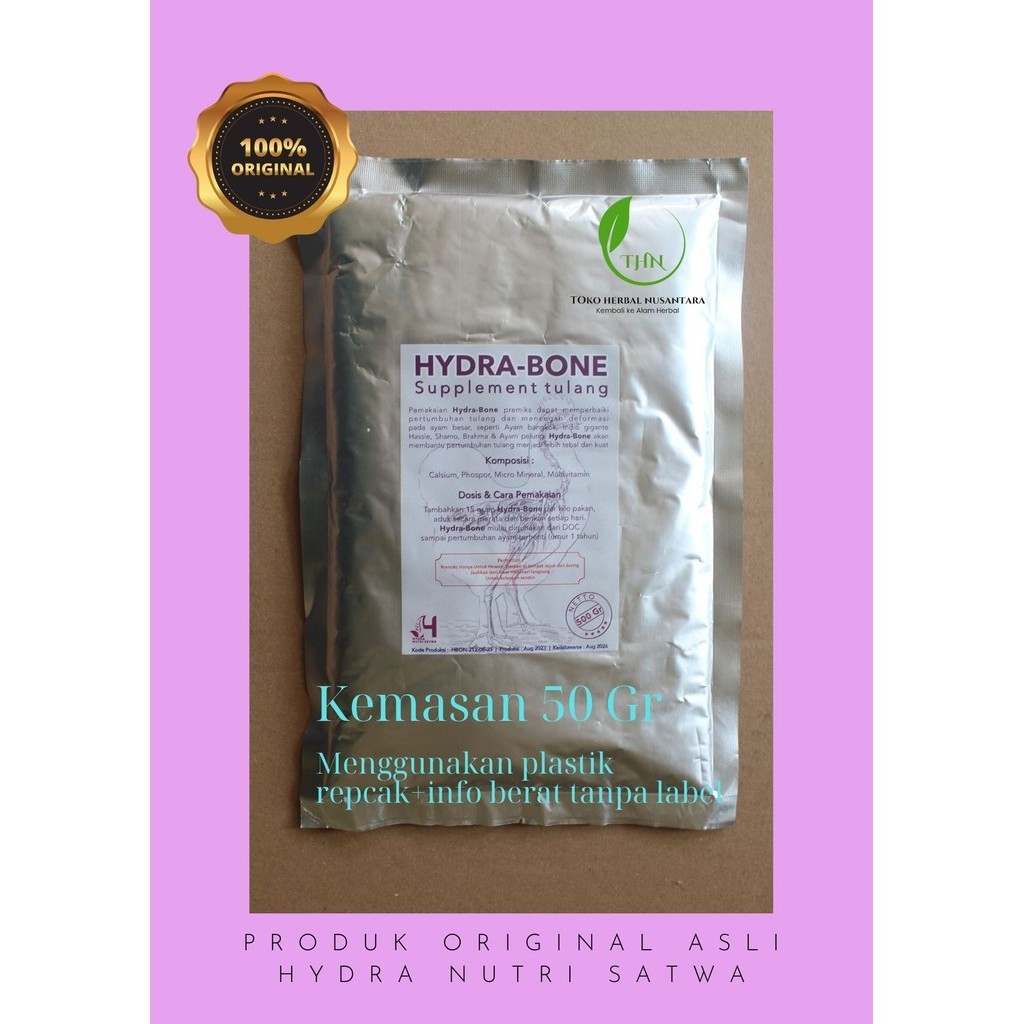 Hydra Bone Hydrabone Original Asli Produk Prof Antimon Ilyas Kemasan 50 Gr