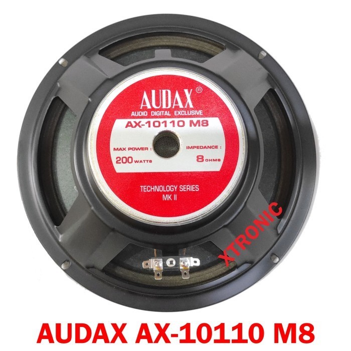 Speaker Ax 10110 M8 Speaker Audax 10Inch 10 Inch Fr Full Range Ax10110