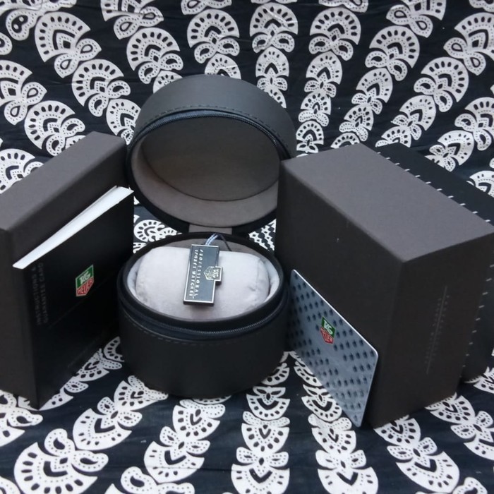 BOX KOTAK JAM TAG HEUER BULAT ORIGINAL (+) SERTIFIKAT / PAPER BAG