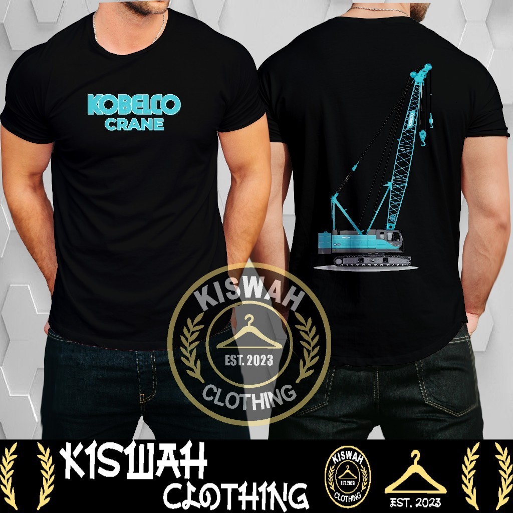 Kaos Tshirt Kobelco Crane DB Kaos Distro