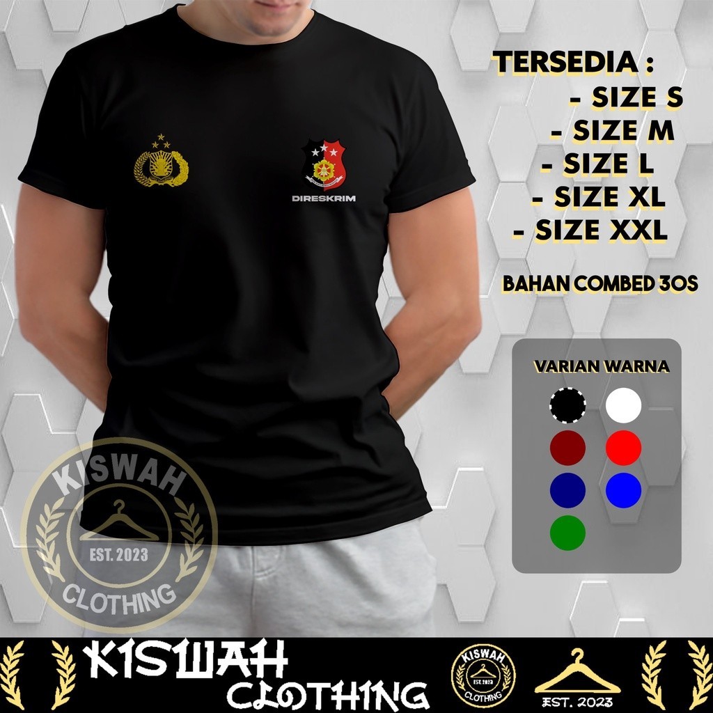 Kaos Tshirt Polisi DIRESKRIM Baju Distro