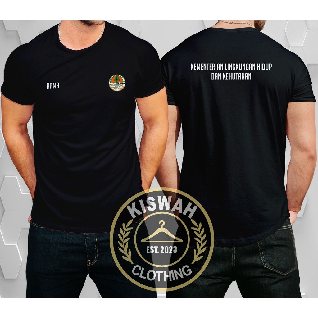 Kaos Tshirt KLHK Kementerian Lingkungan Hidup dan Kehutanan Baju Pemerintahan