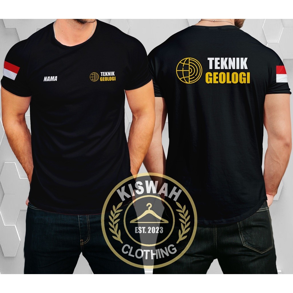 Kaos Tshirt Teknik Geologi Gratis Nama Kamu DB Baju Distro