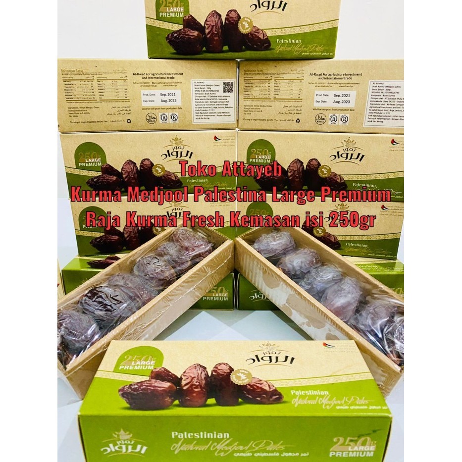 

Kurma - Kurma Medjool Palestina Large 250Gr Fresh Kurma Enak Lembut Premium