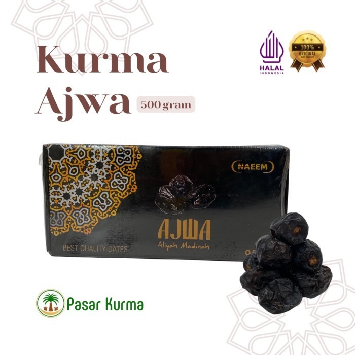 

Kurma - Kurma Ajwa 500Gr / Kurma Nabi Asli Premium