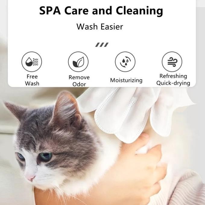 Pet Gloves Free Wash Pet Cleaning Gloves Isi 5pcs