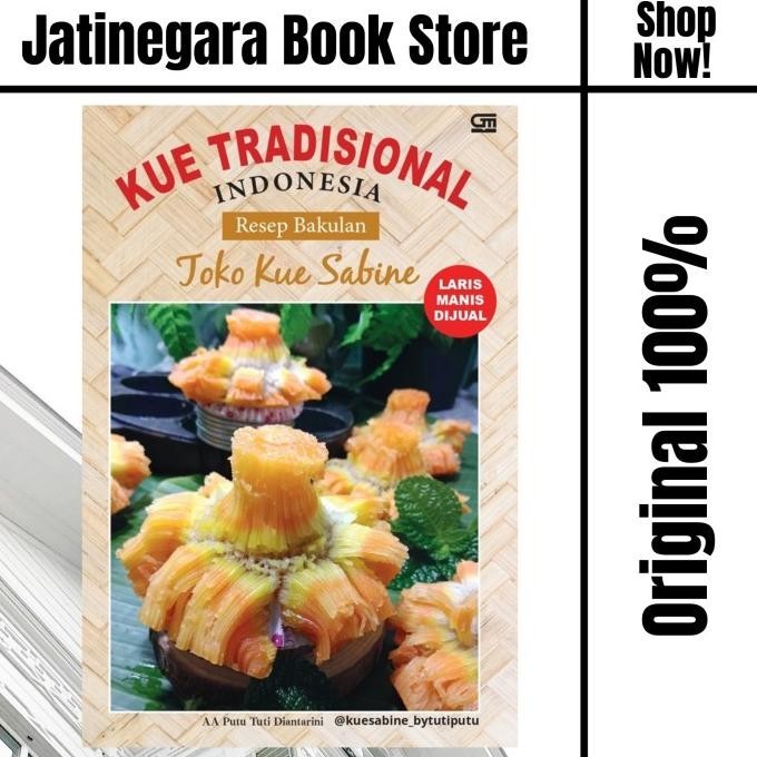 Buku Kue Tradisional Indonesia Resep Bakulan Toko Kue Sabine