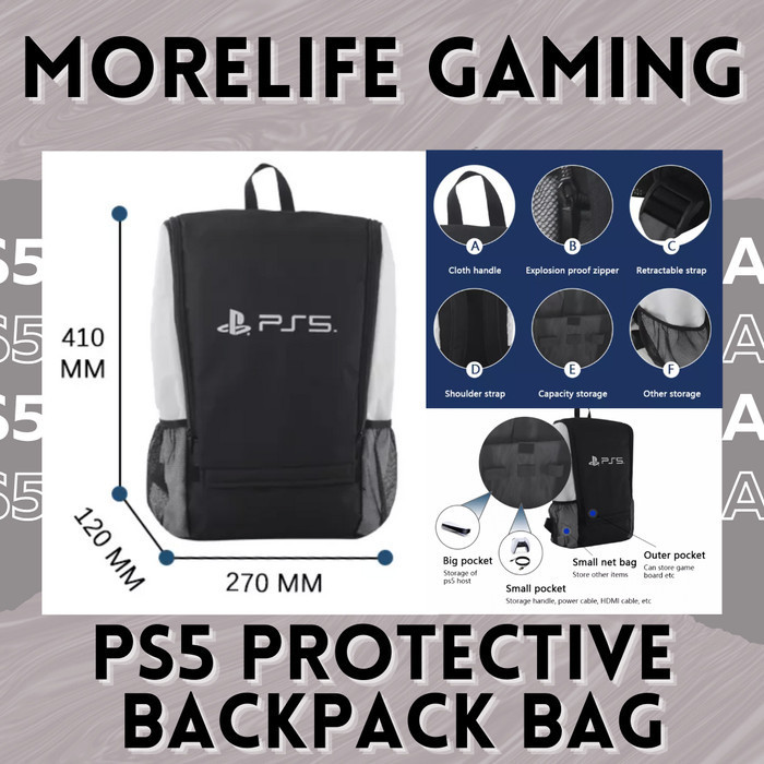 TERBARU Tas PS5, Backpack PS5, Handcarry ps5, Ransel PS5, PS5 Bag