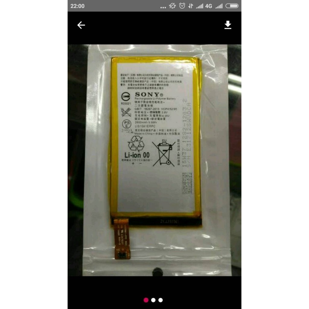 Batere Batre Batrai Sony Xperia C4 C4 dual Original