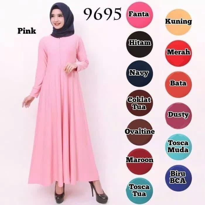 BISA COD - GAMIS JERSEY / GAMIS POLOS / GAMIS BUSUI ROK PAYUNG /BAJU GAMIS WANITA