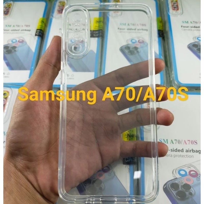 Softcase Slikon Transparan HP Samsung A70 -A70S/ Casing Bening Clear Transparan
