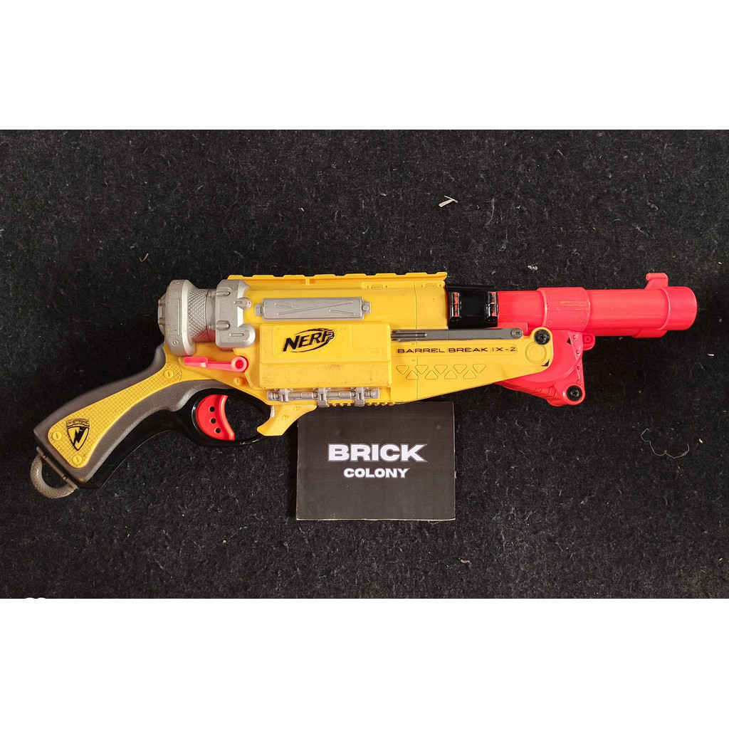 Nerf N-Strike Barrel Break IX-2 var kuning Tembakan Mainan Anak