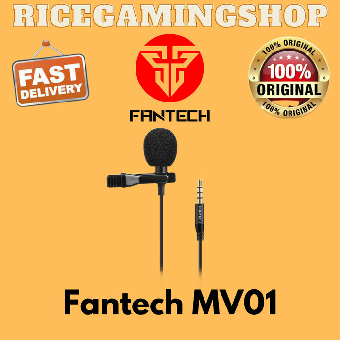 Fantech Mv01 Mic Clip On Lavalier