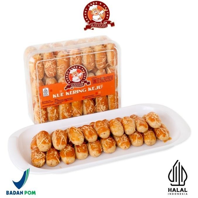 

New Sale Mayasari Kastengel / Kue Keju Kering (Premium) Pengiriman Cepat