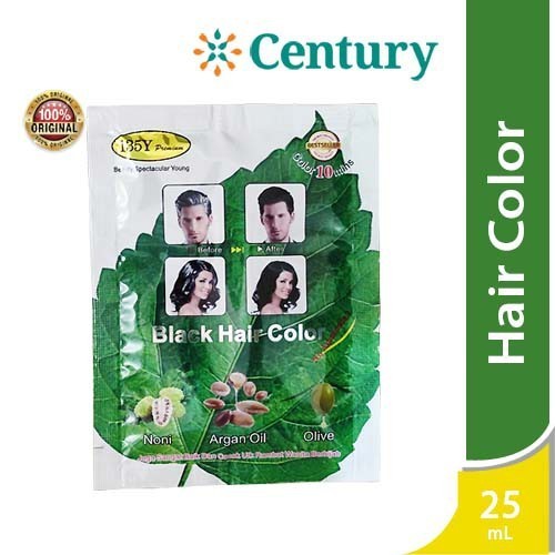 BSY - 135Y Premium Black Hair Color / Cat Rambut / Semir Rambut / Pewarna Rambut Hitam / Shampo Noni