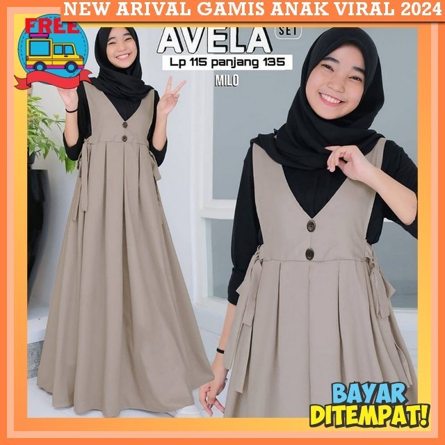 Gamis Anak Tanggung Kekinian Gsmis Ank Ied Raya 2024 Elegant Gamis Terbaru 2024 Lebaran Gamiz Ngaji 