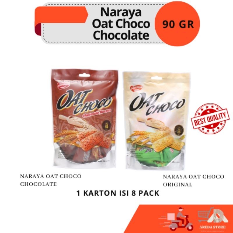 

Naraya Oat Choco Original & Chocolate | 90 Gram