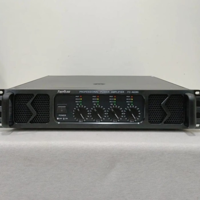 POWER AMPLIFIER FIRSTCLASS FC A6260 / FIRST CLASS FCA6260 / FCA 6260